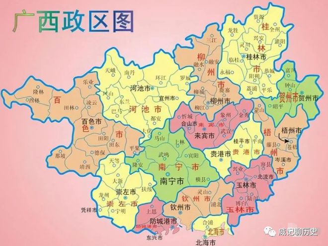 广西地图手机版广西旅游地图高清版大图-第2张图片-太平洋在线下载